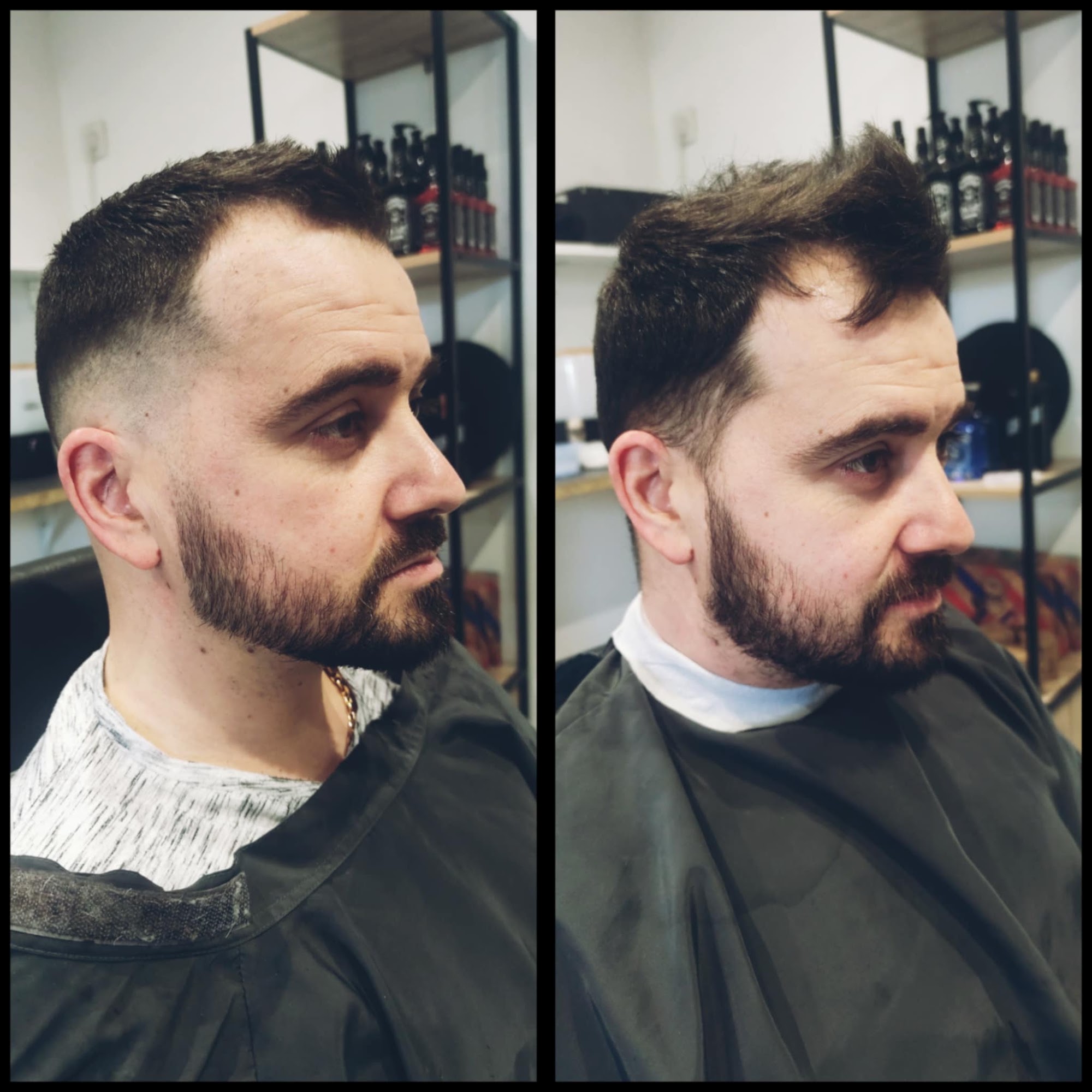 Coupe homme et taille de barbe